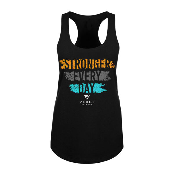 STRONGER EVERY DAY - WOMEN'S FITTED TANK TOP - $A3QPMH$ Thumbnail