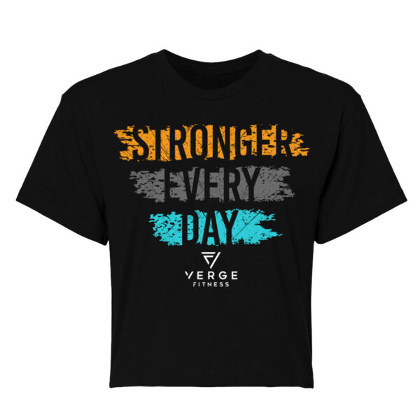 STRONGER EVERY DAY - WOMEN'S CROP T-SHIRT - $A3QPMH$ Thumbnail