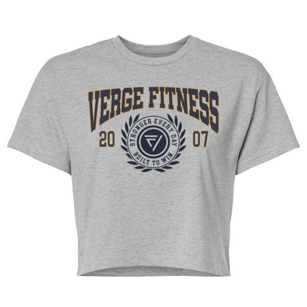 COLLEGE TOWN - WOMEN'S CROP T-SHIRT - $KV38QK$ Thumbnail
